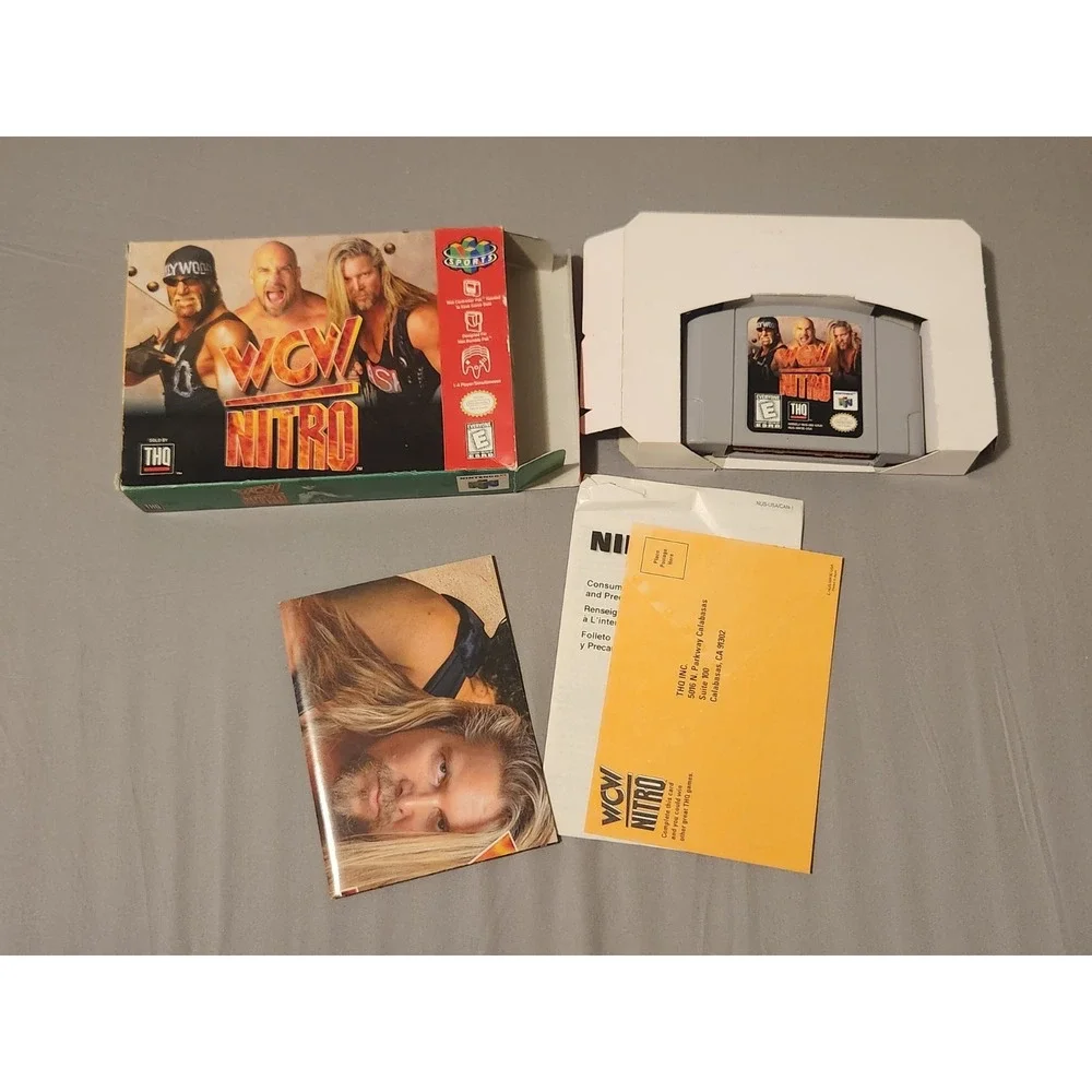 WCW Nitro Nintendo 64 N64 Video Game CIB